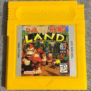Donkey Kong Land (Nintendo Game Boy, 1995) Authentic.